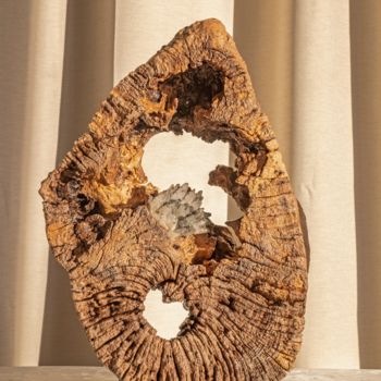 Sculpture intitulée "Oak sculpture with…" par Jozef Sedmak, Œuvre d'art originale, Bois
