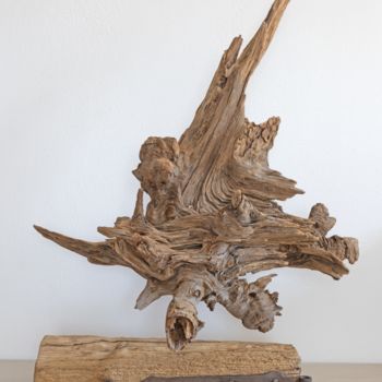 Escultura titulada "Pine decorative scu…" por Jozef Sedmak, Obra de arte original, Madera