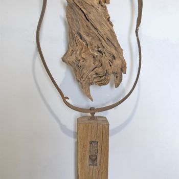 Sculpture titled "The composet moderm…" by Jozef Sedmak, Original Artwork, Wood