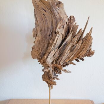 Sculpture titled "Pine decorative scu…" by Jozef Sedmak, Original Artwork, Wood