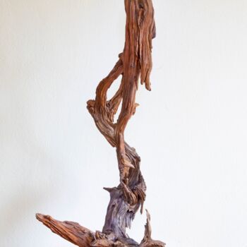 Skulptur mit dem Titel "Pine decorative scu…" von Jozef Sedmak, Original-Kunstwerk, Holz