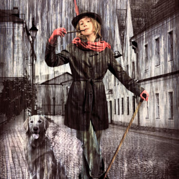 Digital Arts με τίτλο "RainDog" από Николай Седнин (Nicolas Sednin), Αυθεντικά έργα τέχνης, Αντικείμενα