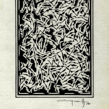 "Orgy" başlıklı Resim Николай Седнин (Nicolas Sednin) tarafından, Orijinal sanat, Mürekkep