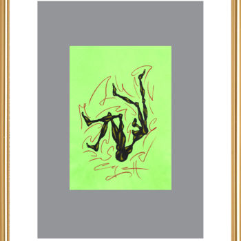 Рисунок под названием "Queen #2" - Николай Седнин (Nicolas Sednin), Подлинное произведение искусства, Пастель