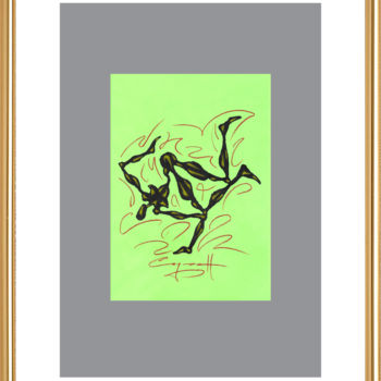 Drawing titled "Queen #10" by Nikolaj Sednin (Nicolas Sedninne), Original Artwork, Lacquer