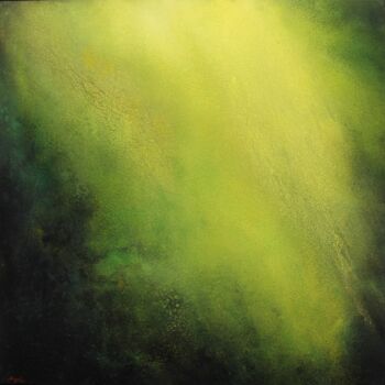 Pittura intitolato "La caresse des lumi…" da Segal-Creismeas, Opera d'arte originale, pigmenti