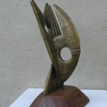 Sculpture intitulée "Antelope" par Sekou, Œuvre d'art originale