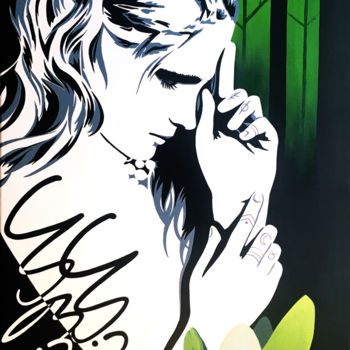 Peinture intitulée "White Witch" par Loli321, Œuvre d'art originale, Acrylique