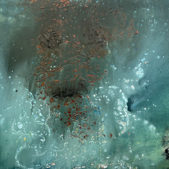 Peinture intitulée "Dive" par Selma Bekkaoui, Œuvre d'art originale, Acrylique