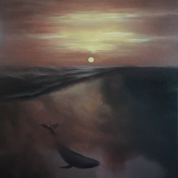 Pintura titulada "Закат.jpg" por Darya Semenova, Obra de arte original, Oleo