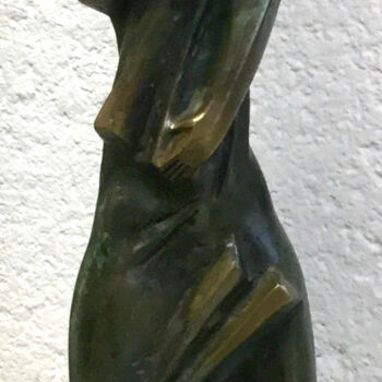 Skulptur mit dem Titel "The rain" von Semion Rabinkov, Original-Kunstwerk, Bronze