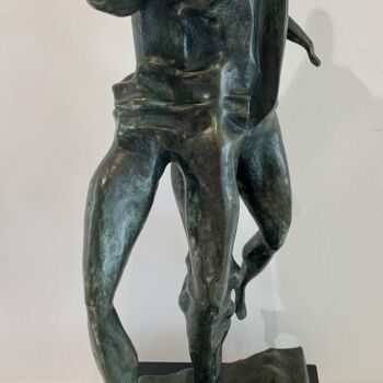 Sculptuur getiteld "Adam et Eve" door Semion Rabinkov, Origineel Kunstwerk, Bronzen