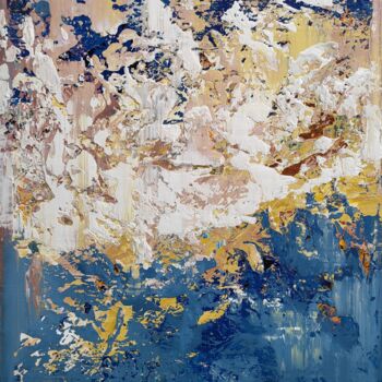 Картина под названием "Abstract 22105" - Alex Senchenko, Подлинное произведение искусства, Акрил Установлен на Деревянная ра…