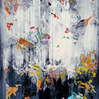 제목이 "Abstract 22116"인 미술작품 Alex Senchenko로, 원작, 아크릴 나무 들것 프레임에 장착됨