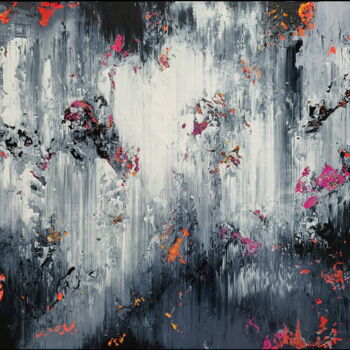 제목이 "Abstract 22134"인 미술작품 Alex Senchenko로, 원작, 아크릴 나무 들것 프레임에 장착됨