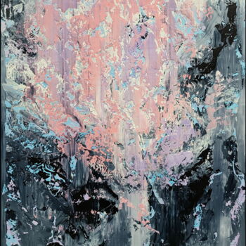 Картина под названием "Abstract 22151" - Alex Senchenko, Подлинное произведение искусства, Акрил Установлен на Деревянная ра…
