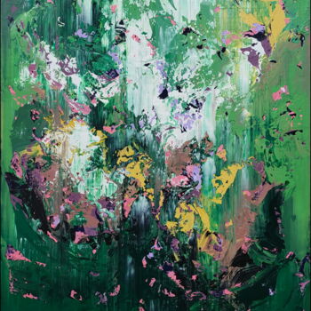 제목이 "Abstract 22168"인 미술작품 Alex Senchenko로, 원작, 아크릴 나무 들것 프레임에 장착됨