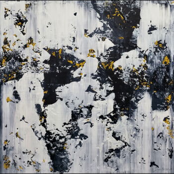 Картина под названием "Abstract 2310" - Alex Senchenko, Подлинное произведение искусства, Акрил Установлен на Деревянная рам…