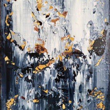 제목이 "Abstract 2345"인 미술작품 Alex Senchenko로, 원작, 아크릴 나무 들것 프레임에 장착됨
