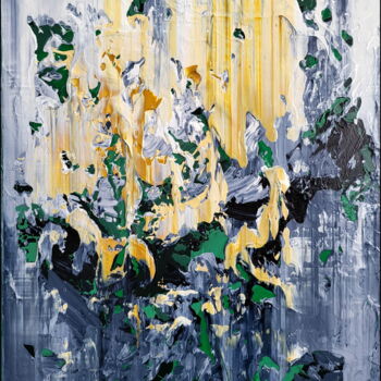 Картина под названием "Abstract 2346" - Alex Senchenko, Подлинное произведение искусства, Акрил Установлен на Деревянная рам…