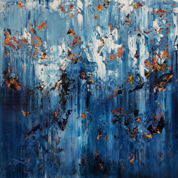 Картина под названием "Abstract 2378" - Alex Senchenko, Подлинное произведение искусства, Акрил Установлен на Деревянная рам…