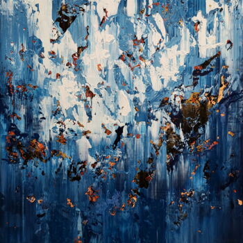 Картина под названием "Abstract 2379" - Alex Senchenko, Подлинное произведение искусства, Акрил Установлен на Деревянная рам…