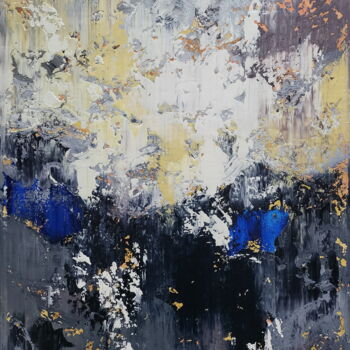 Картина под названием "Abstract 2398" - Alex Senchenko, Подлинное произведение искусства, Акрил Установлен на Деревянная рам…