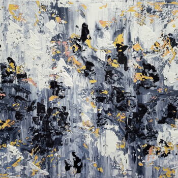 Malarstwo zatytułowany „Abstract 2414” autorstwa Alex Senchenko, Oryginalna praca, Akryl Zamontowany na Drewniana rama noszy