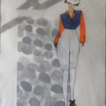 Картина под названием "Mondrian" - Marcela, Подлинное произведение искусства, Другой