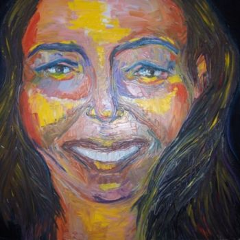 Pintura intitulada "Risa" por Marcela, Obras de arte originais