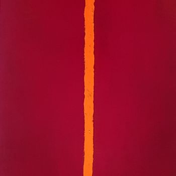 Pintura intitulada "After Barnett Newman" por Serafijn Lampion, Obras de arte originais, Óleo