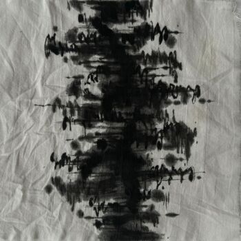 Текстильное искусство под названием "dzen 01" - Серафима Байдан, Подлинное произведение искусства, Акрил
