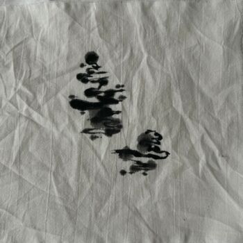 Текстильное искусство под названием "dzen 03" - Серафима Байдан, Подлинное произведение искусства, Акрил