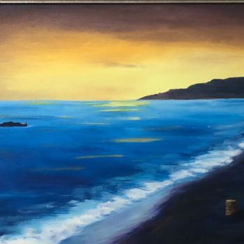 "THE SEA AND PEACE" başlıklı Tablo Serefnur Ozturk tarafından, Orijinal sanat, Akrilik Ahşap Sedye çerçevesi üzerine monte e…