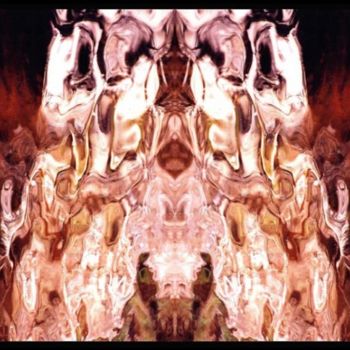 Digitale Kunst mit dem Titel "symétrie03" von Serein, Original-Kunstwerk, Digitale Malerei