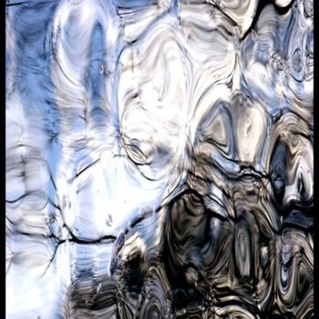 Schilderij getiteld "reflet d' eau 20" door Serein, Origineel Kunstwerk, Olie