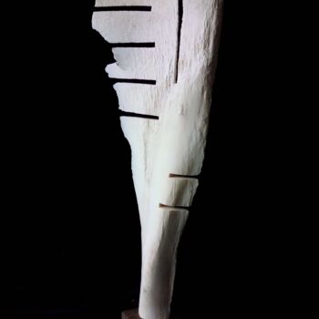 Scultura intitolato "Déséquilibre" da Serendipity Liche, Opera d'arte originale, osso