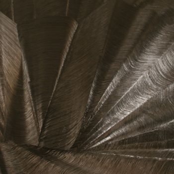 Peinture intitulée "LUMIERES NOIRES Sil…" par Serge Teneze, Œuvre d'art originale, Huile