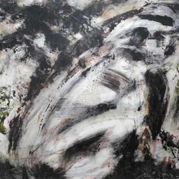 Pintura titulada "Un grand nuage de v…" por Serge Assmann, Obra de arte original, Acrílico Montado en Bastidor de camilla de…