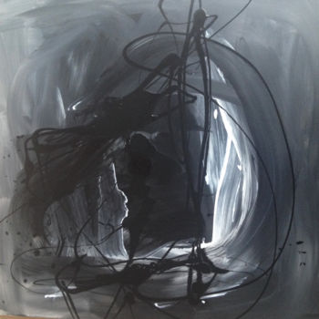 Pintura intitulada "abstraction-14.jpg" por Serge Berry, Obras de arte originais