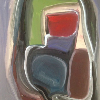 Pintura titulada "abstraction-c.jpg" por Serge Berry, Obra de arte original, Acrílico
