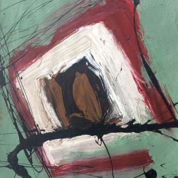 Pittura intitolato "Abstraction 45" da Serge Berry, Opera d'arte originale