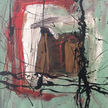 Pittura intitolato "Abstraction 43" da Serge Berry, Opera d'arte originale, Acrilico