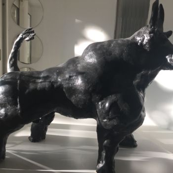 Sculpture intitulée "taurus" par Serge Berry, Œuvre d'art originale