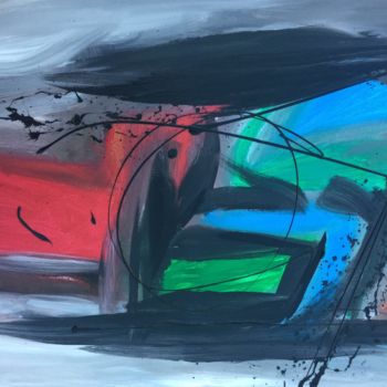 Malerei mit dem Titel "Abstraction 59" von Serge Berry, Original-Kunstwerk, Acryl