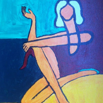 Peinture intitulée "No body" par Serge Cehes, Œuvre d'art originale, Huile
