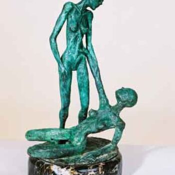 Skulptur mit dem Titel "bronze" von Serge Dardenne, Original-Kunstwerk