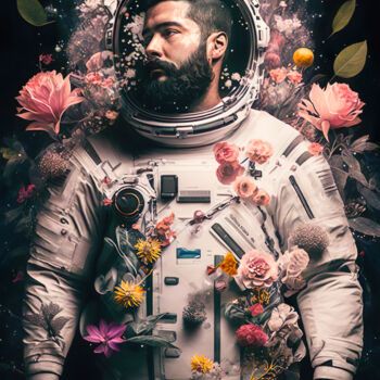 Digital Arts titled "Cosmos pop 7" by Serge Gualini, Original Artwork, AI generated image