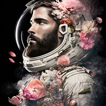 Цифровое искусство под названием "Cosmos pop 10" - Serge Gualini, Подлинное произведение искусства, Изображение, сгенерирова…