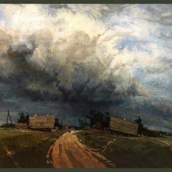 Painting titled "Storm" by Serge Ivantsov, Original Artwork